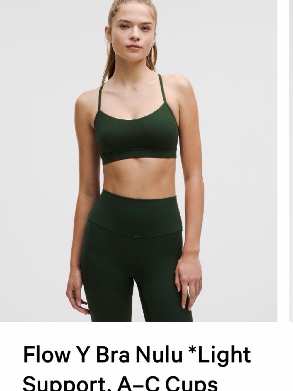 Lululemon Y Bra Nulu